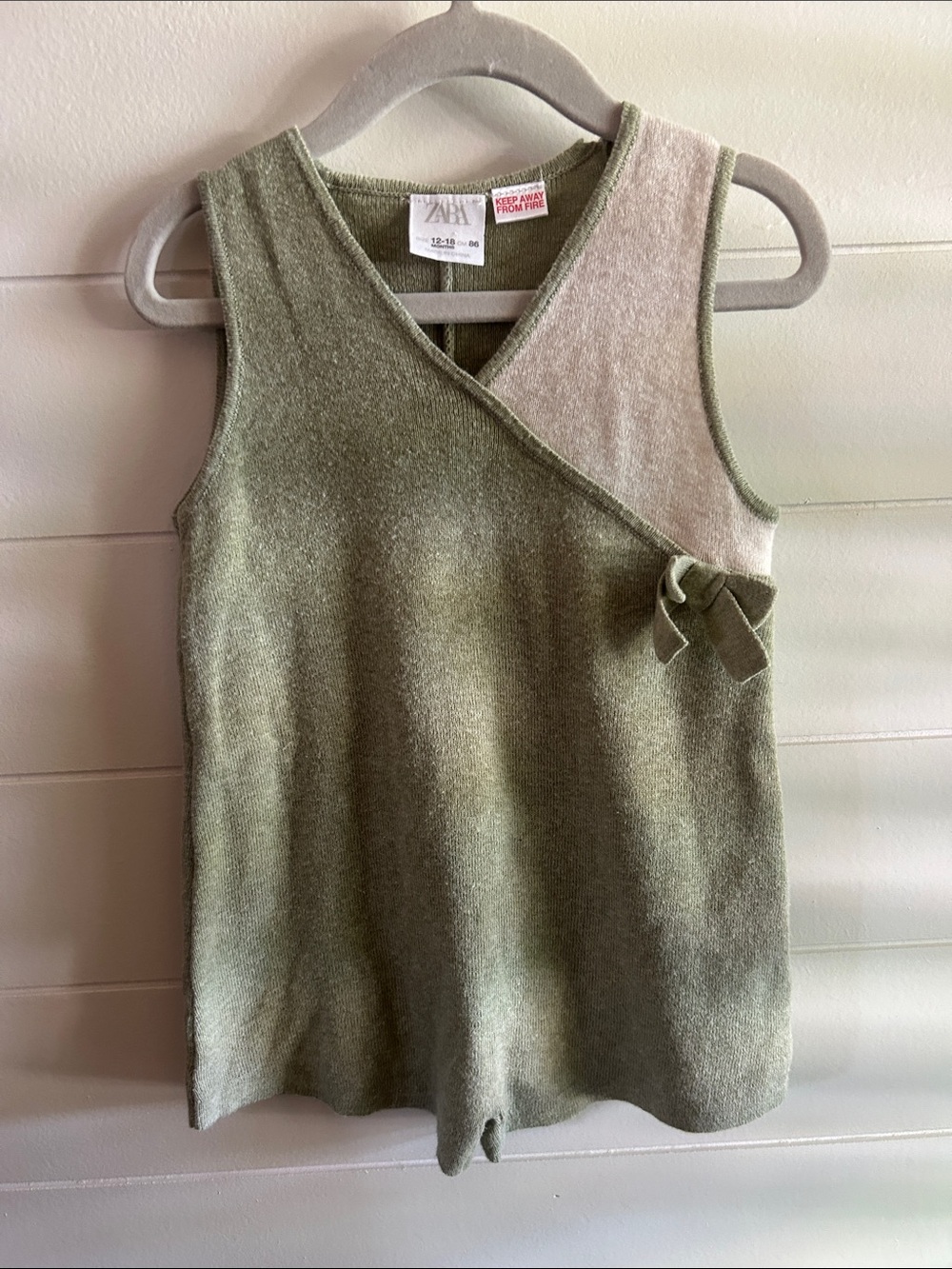 Zara Olive Green Romper